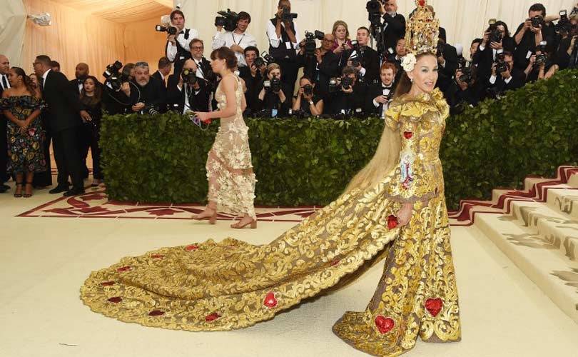 Sarah Jessica Parker at Met Gala 2018.