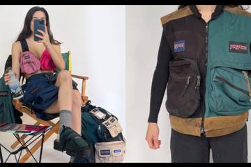 Upcycling designer Nicole McLaughlin creates a collection with JanSport 