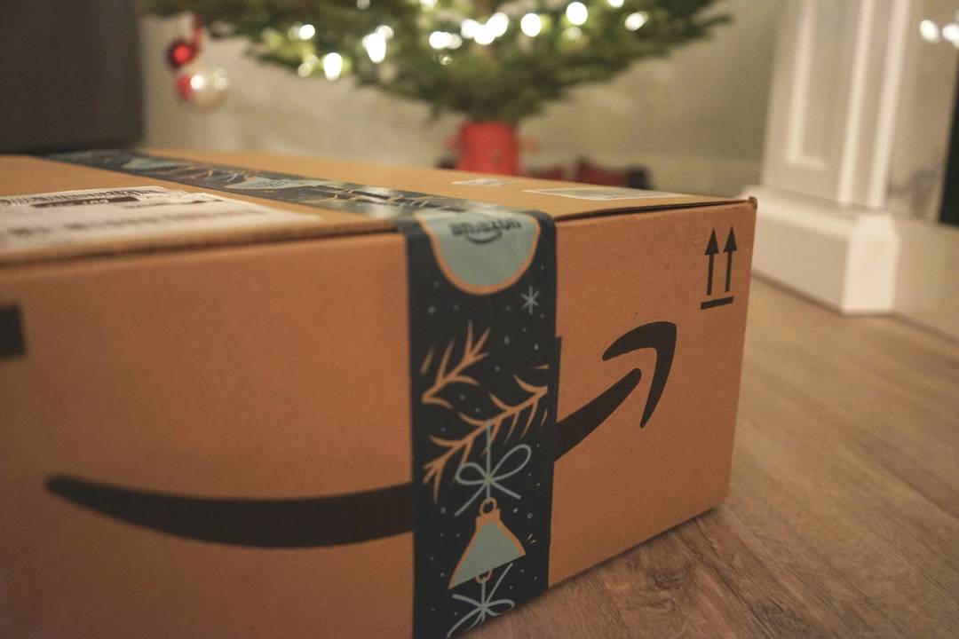 Amazon Christmas package.