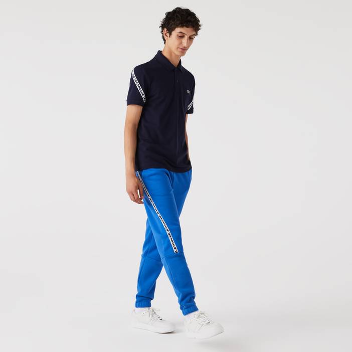 Herren Lacoste trainingshose mit bedruckten Streifen | Lacoste