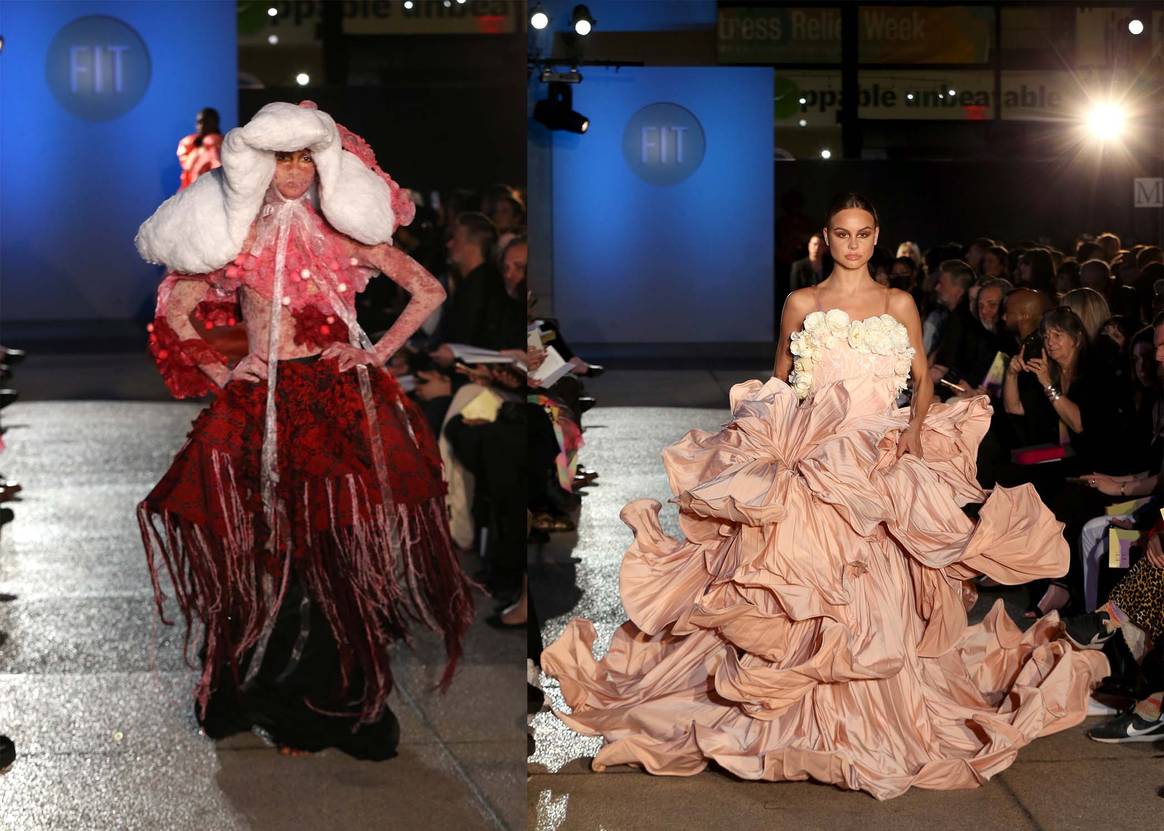 Award winning Special Occasion looks on FIT runway