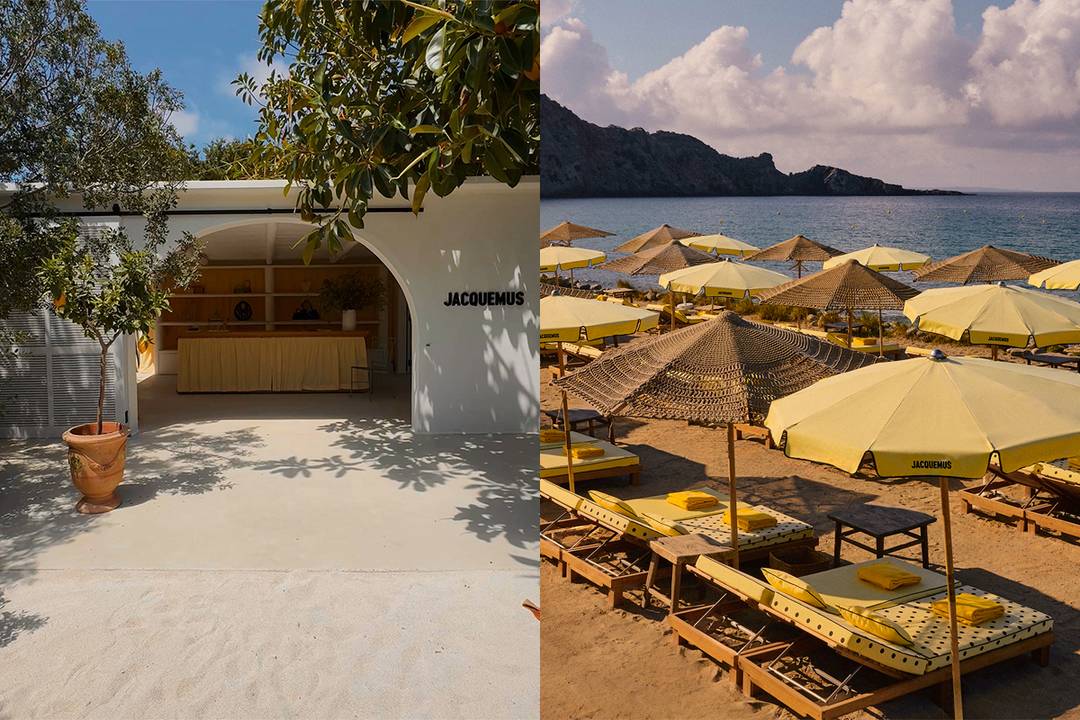 Pop-up e intervención de Jacquemus en Casa Jondal, Ibiza (España).