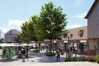 Rénovation du centre outlet McArthurGlen Troyes : moins de voitures, plus de verdure