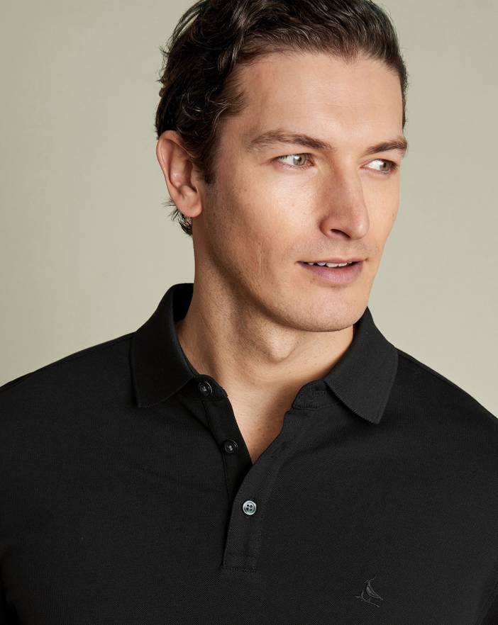 Men's Charles Tyrwhitt Long Sleeve Pique Polo Shirt | Charles Tyrwhitt