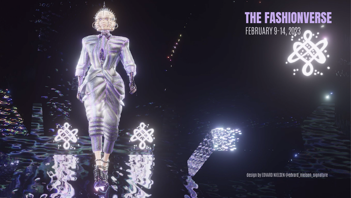 Digital Fashion Week NYC 2023 banner. Image: Digital Fashion Week