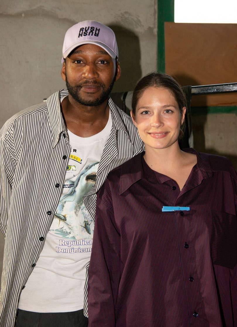 Backstage at the Festival de Hyères