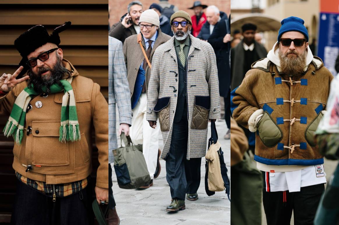 Street style at Pitti