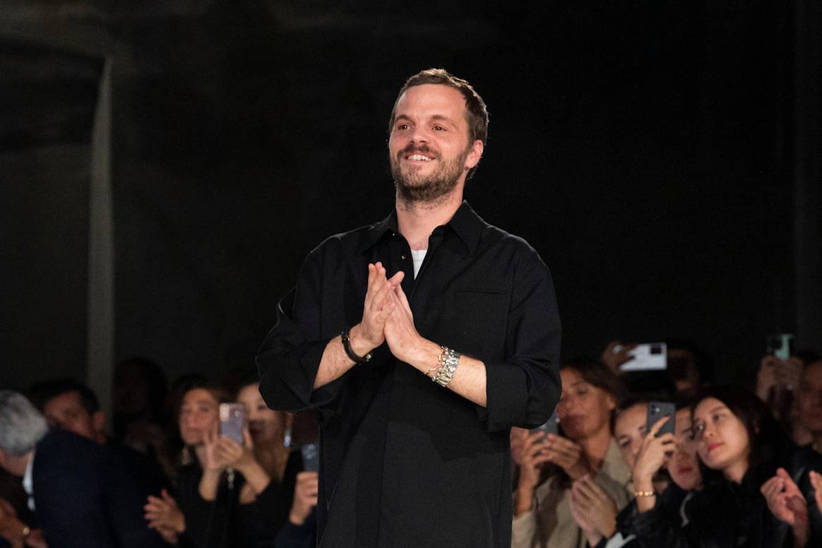 Matthieu Blazy, bei der Bottega Veneta SS23-Show.