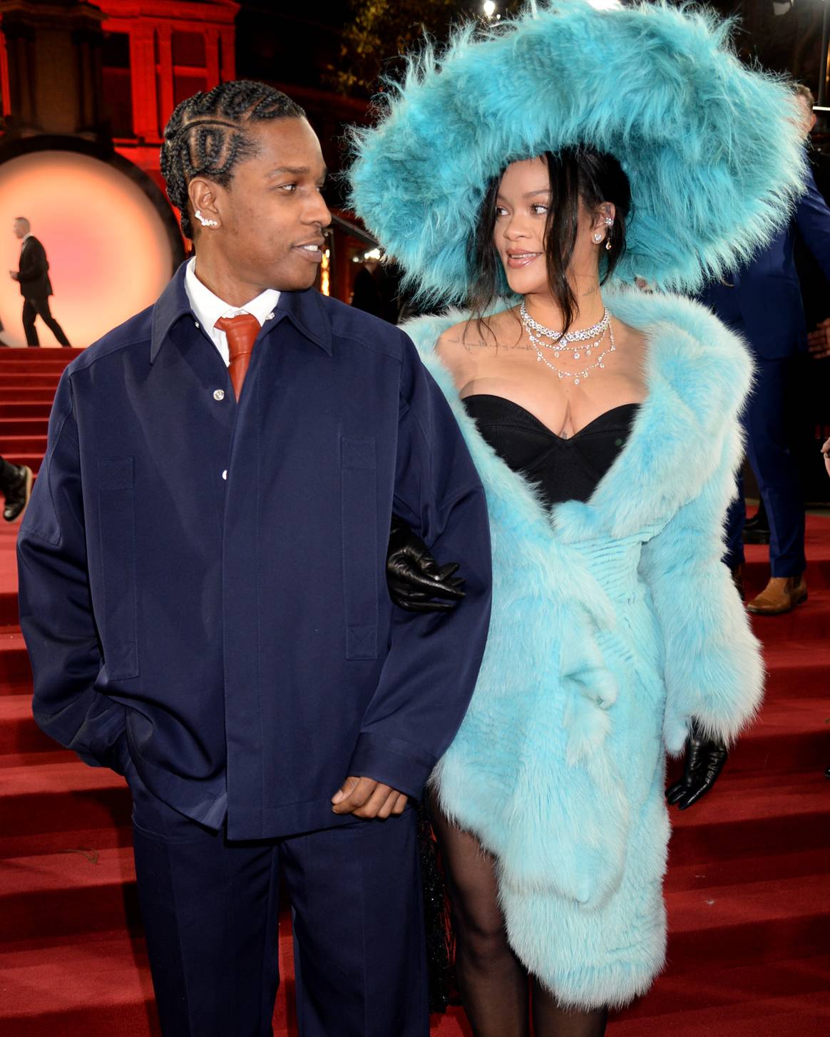 The Fashion Awards red carpet - A$AP Rocky and Rihanna