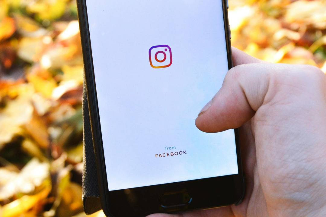 La schermata di Instagram