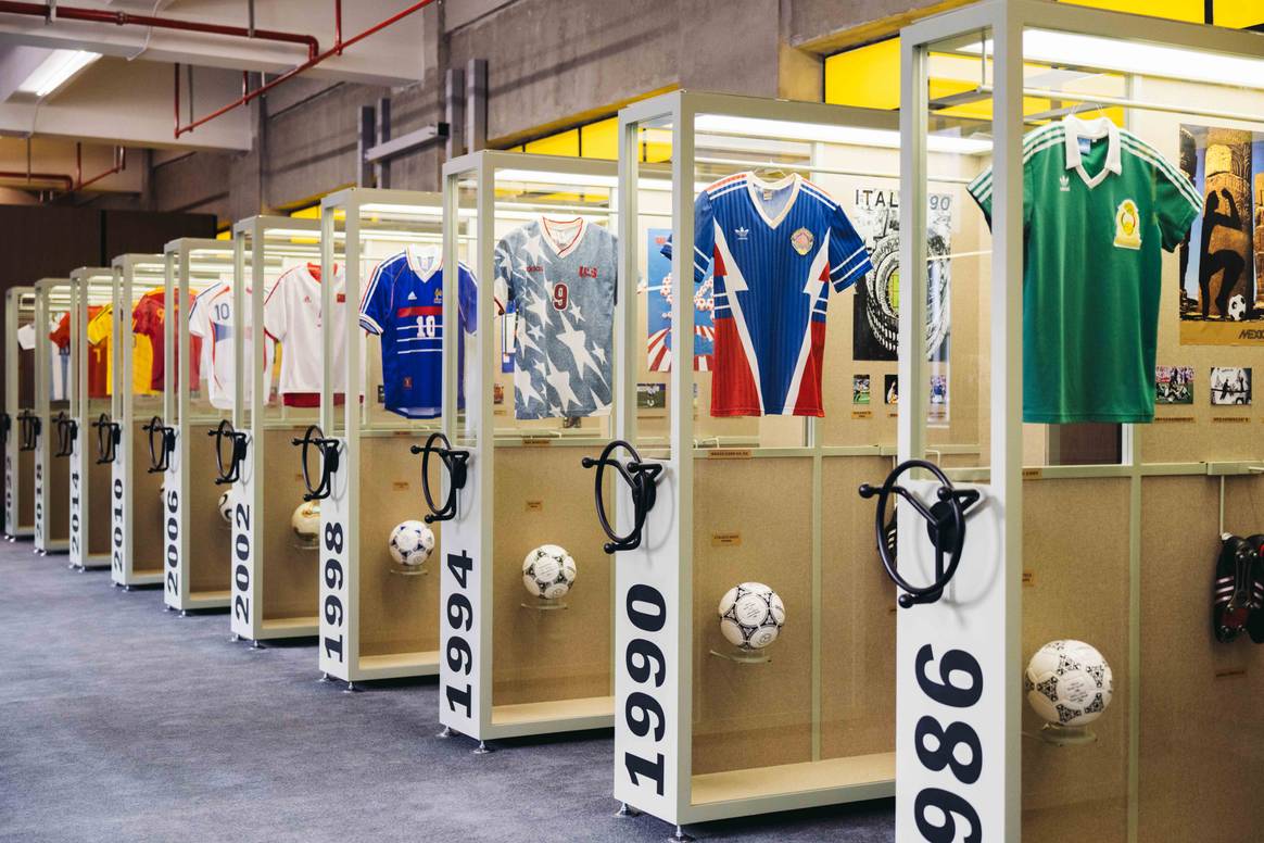 World Cup archive with legendary Adidas jerseys