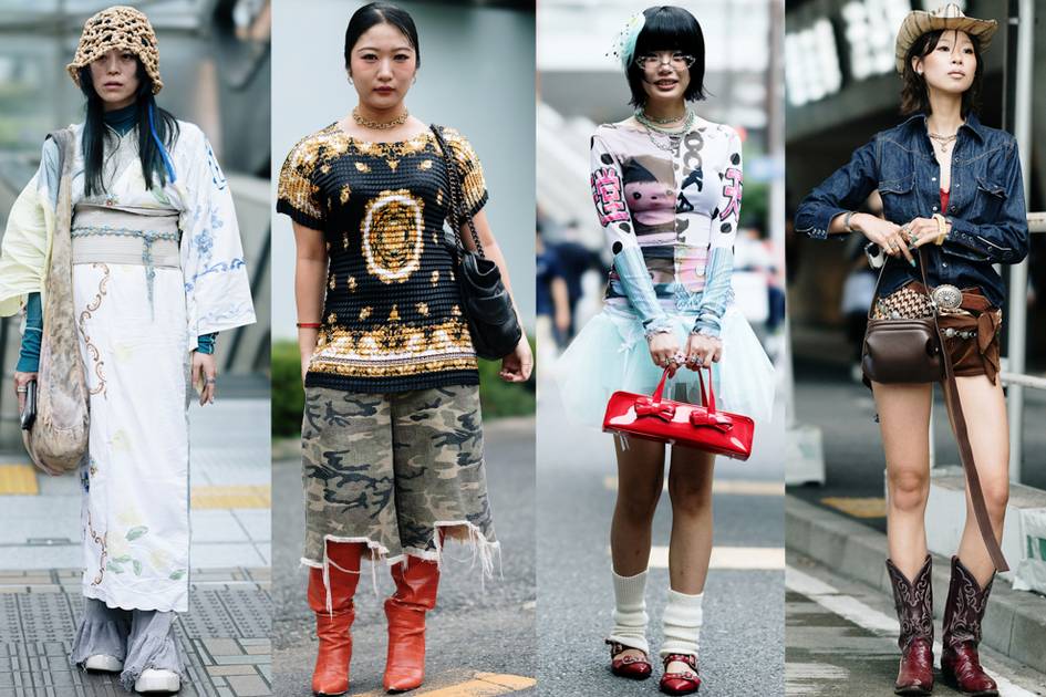 Tokyo street style at Rakuten Fashion Week SS27