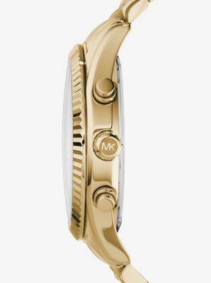MK Lexington Gold-Tone Watch | Michael Kors