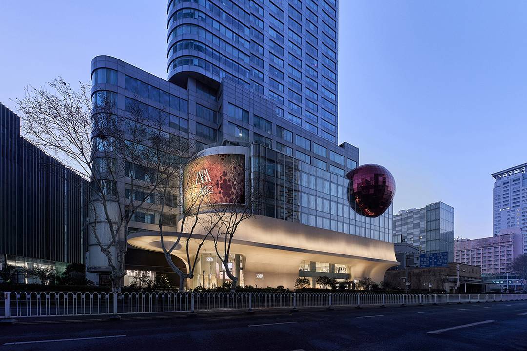 Flagship store von Zara in Nanjing (China).