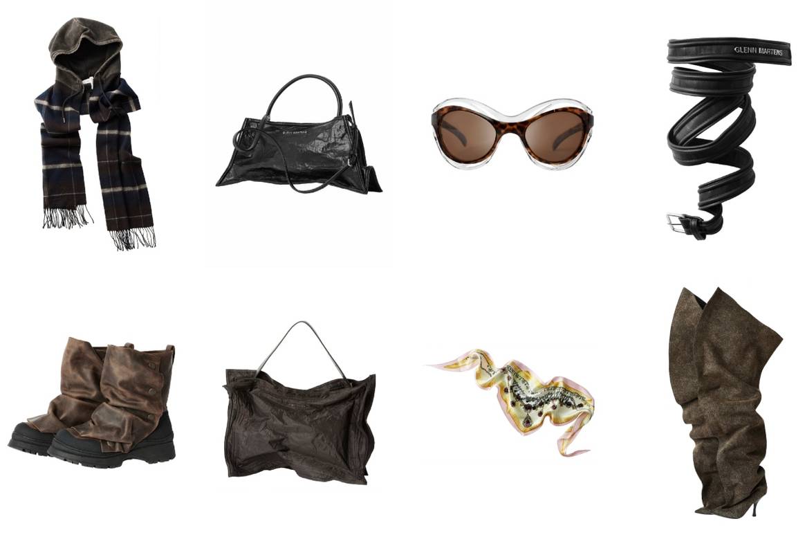 Some accessories for women and men - H&M X Glenn Martens