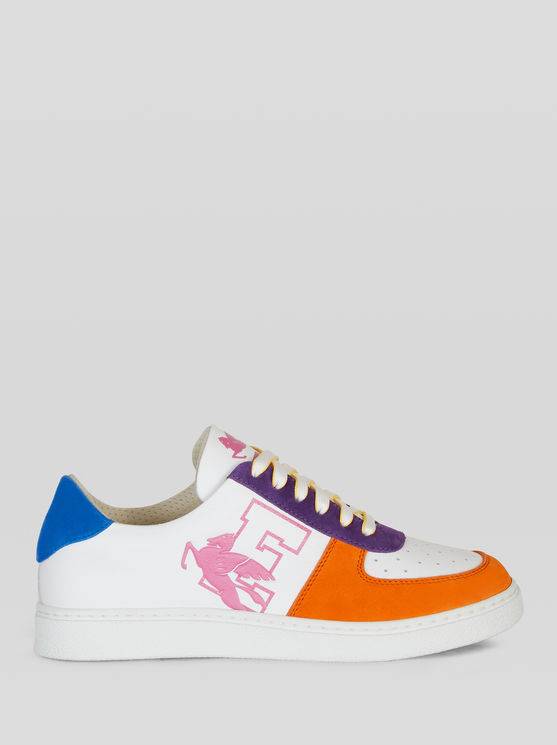 Sneaker Aus Leder Mit Pegaso | Etro