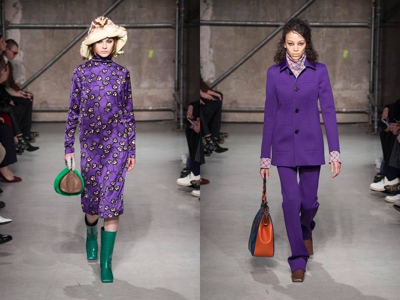 Gespot op de catwalk: Pantone x Prince paars