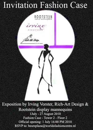 Unique cooperation between Rich Art Design, Rootstein and Irving  Vorster