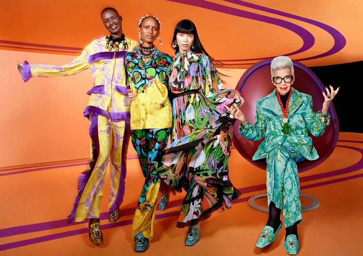 Photo Credits: Iris Apfel X H&M, colección cápsula colaborativa por el centenario de Iris Apfel.