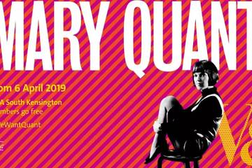 Le minigonne di Mary Quant in mostra a Londra