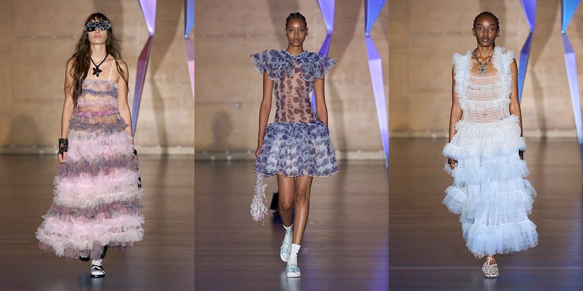 Susan Fang SS24, London fashion week
