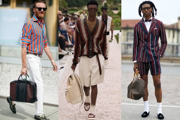 Accesorios clave de moda masculina SS25: mocasines, bolsos de lona y gorras de béisbol