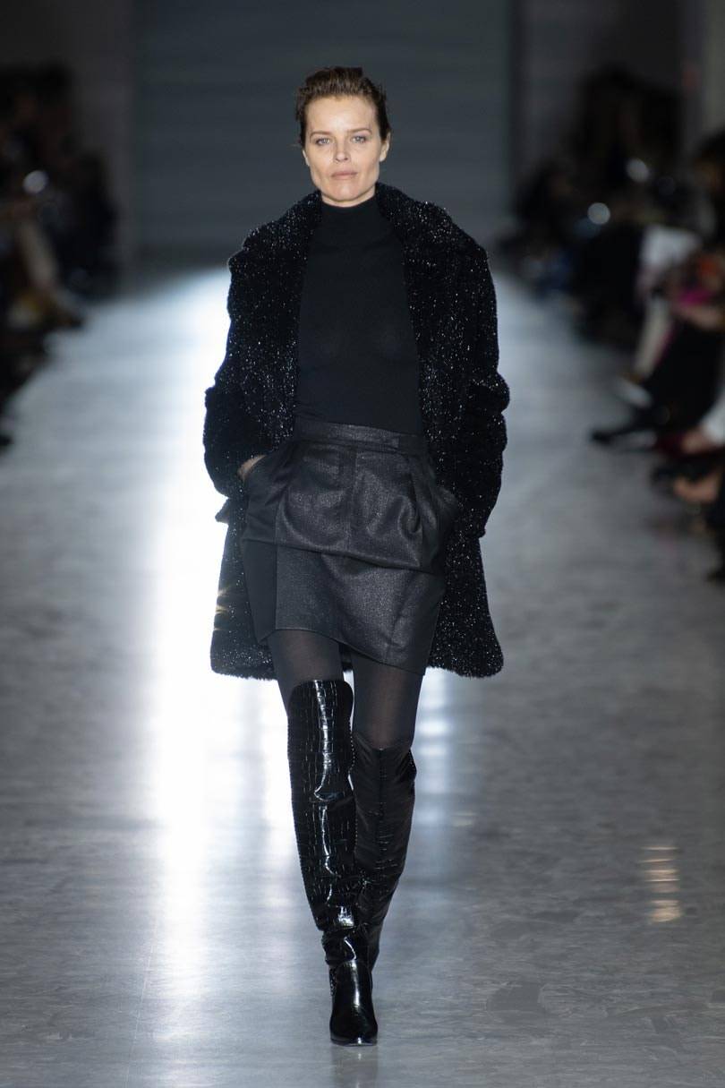 Mfw: Max Mara workwear e technicolor per l'inverno 2019-20