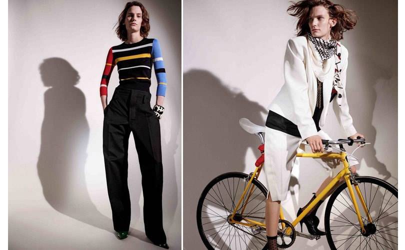 Silhouetten ©Sonia Rykiel
lente/zomer 2020 collectie, door Julie de Libran.