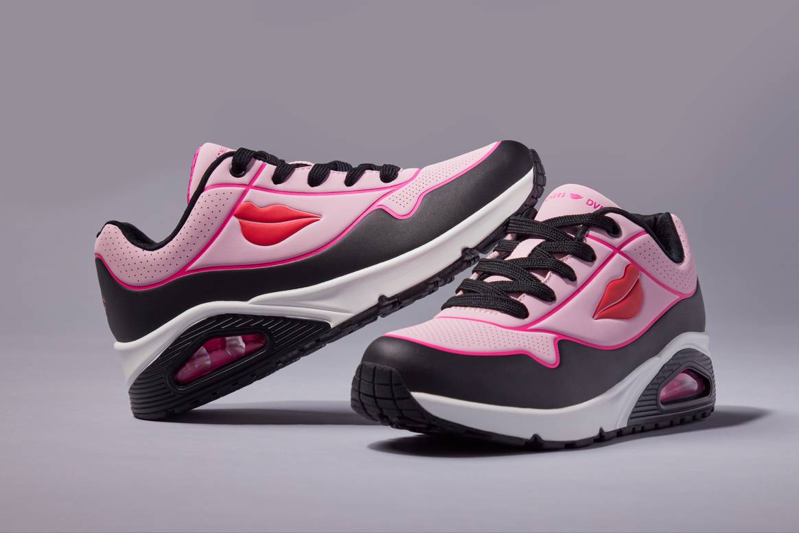 Image: Skechers; Skechers x DVF ‘Endless Kisses’