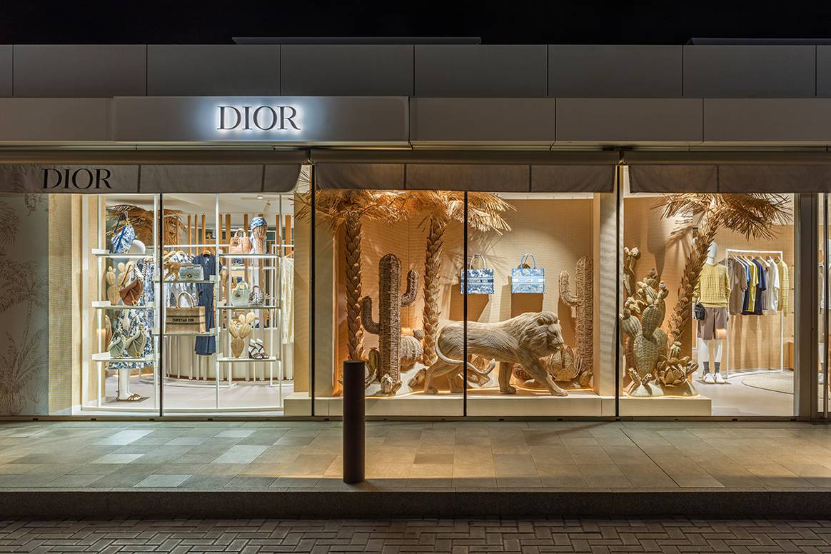 Tienda “resort” de Dior en Ibiza (España).