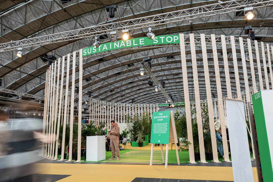 The Sustainable Stop op Modefabriek. Beeld door Aygin Kolaei voor FashionUnited.
