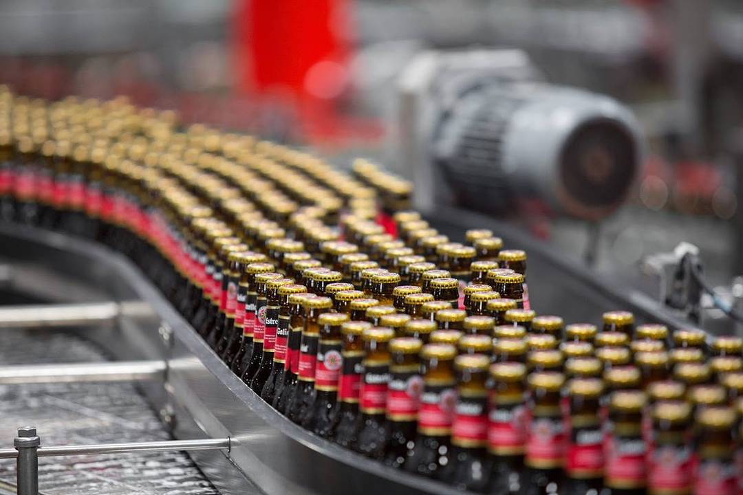 Planta embotelladora de Estrella Galicia.