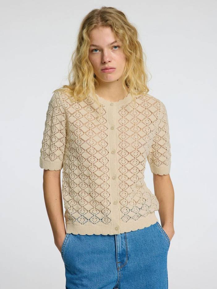 Korte Mouwen Gebreid Vest | Selected-Femme