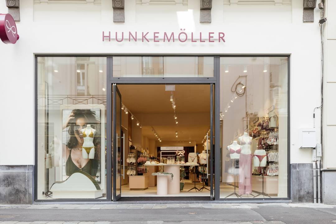 Il marchio olandese di lingerie Hunkemöller a Gand.