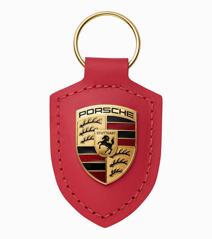 Schlüsselanhänger Wappen – Essential - rot | Porsche Design