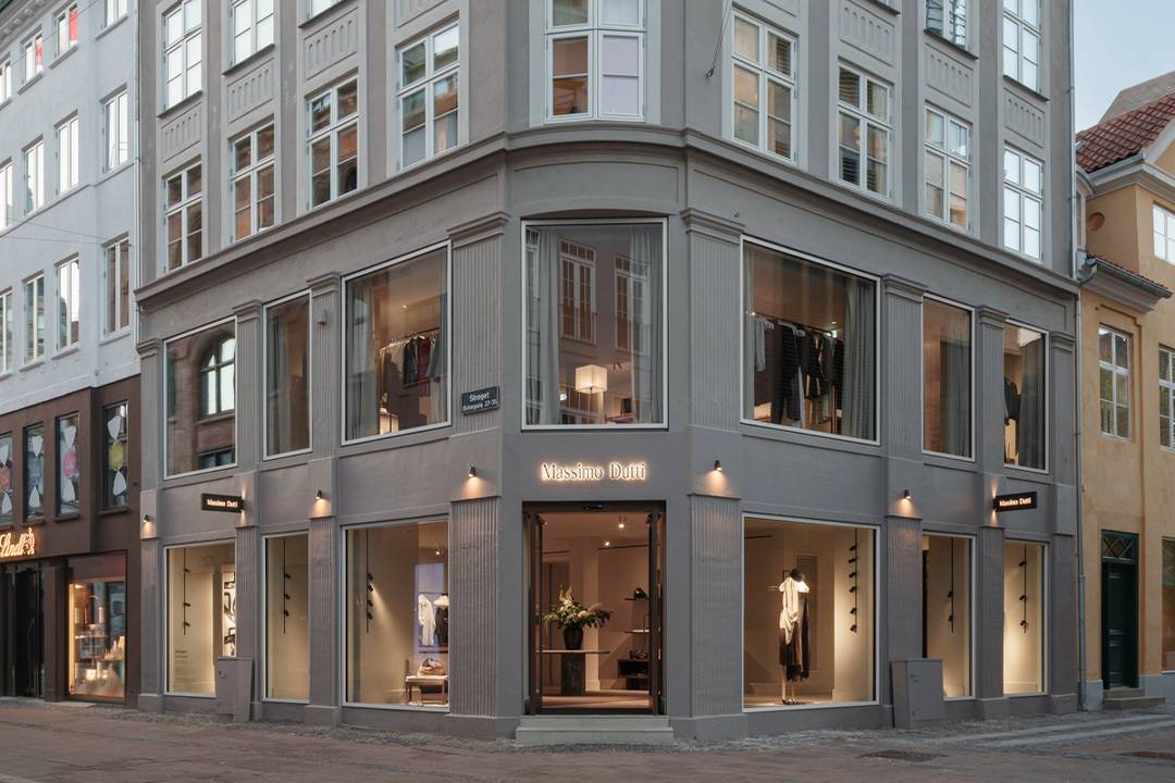 Negozio Massimo Dutti al numero 35 di via Østergade a Copenaghen (Danimarca).