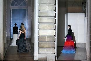 Designer Waight Keller wows with Givenchy couture debut