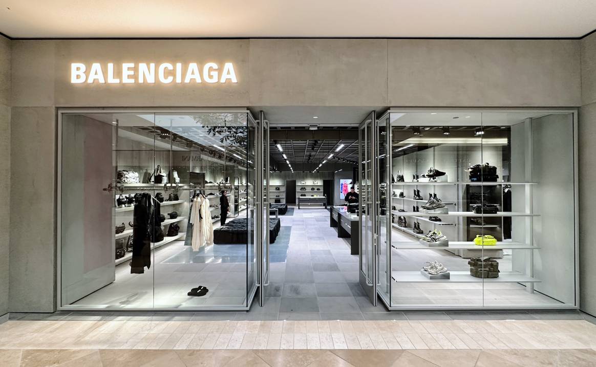 Balenciaga store, South Coast Plaza