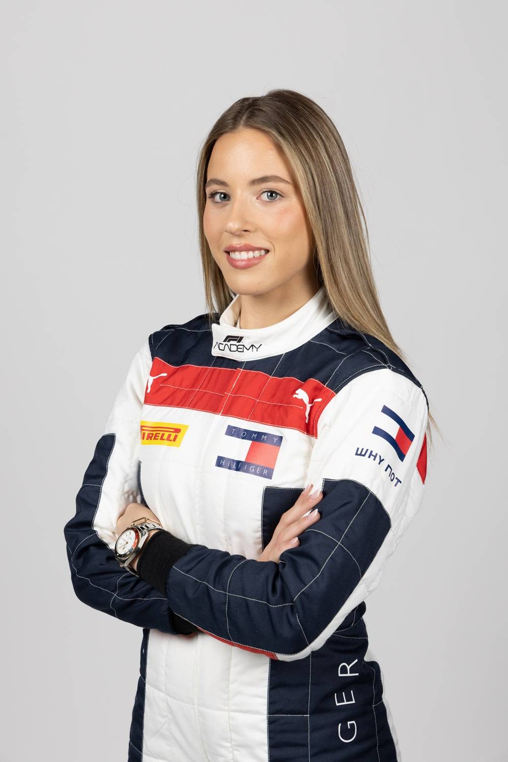 Credits: TOMMY HILFIGER. F1 Academy y Nerea Martí