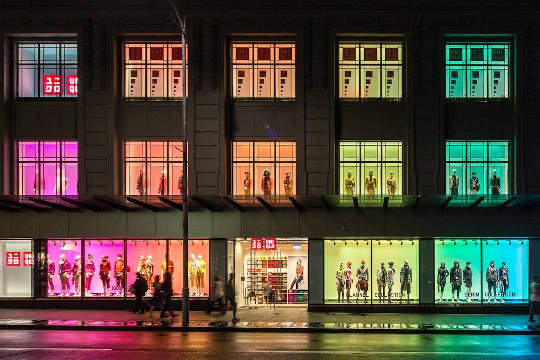 Eine Filiale von Uniqlo in Melbourne