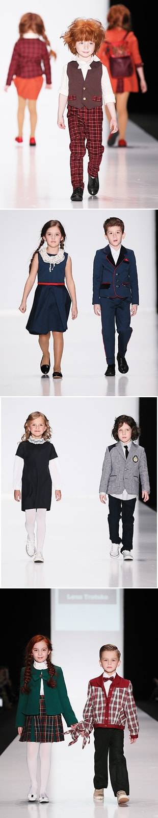 Школьная форма для начальных классов на MBFW Russia