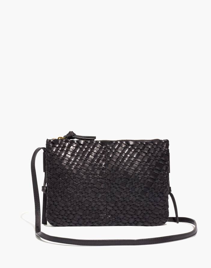 The Knotted Crossbody Bag in Woven Leather | Madewell