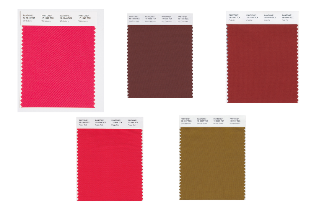 Pantone NYFW autumn/winter 2025 colour palette