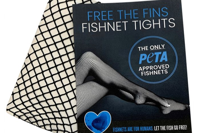 PETA-approved fishnet tights