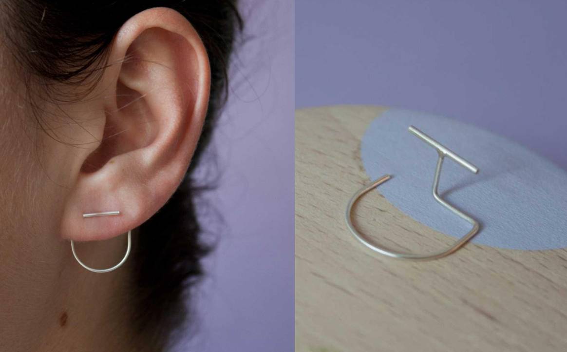 Picture: Arc, the best-selling-earring of Moesk.