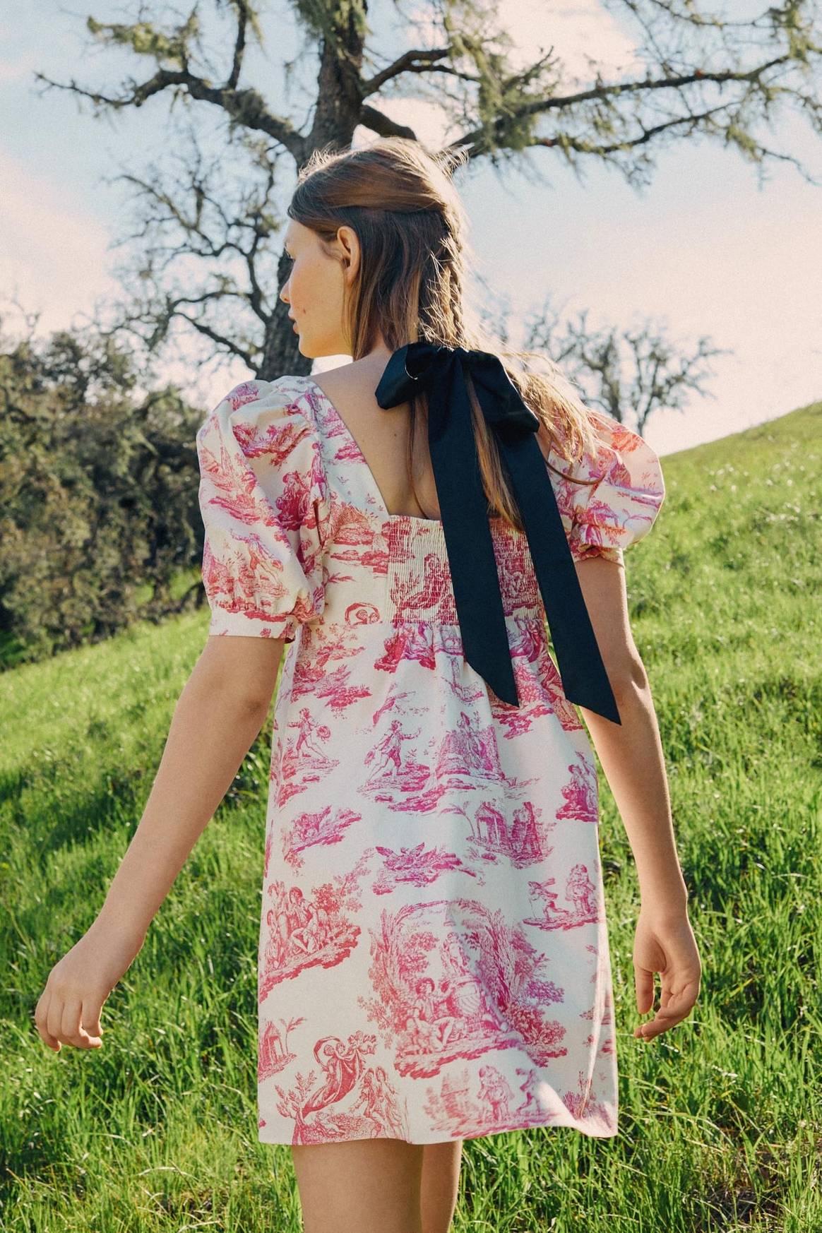 laura ashley urban outfitters pink dress In Pictures: Urban Outfitters x Laura Ashley
