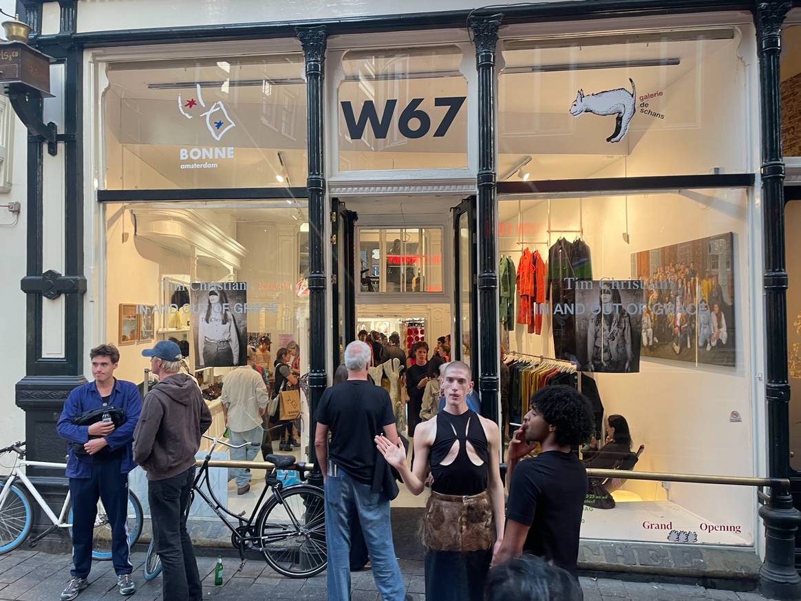 De collectie van Tim Christiani is te zien in 'W67' Warmoesstraat 67, 1012 HX Amsterdam, een open ruimte opgezet door Bonne Reijn.