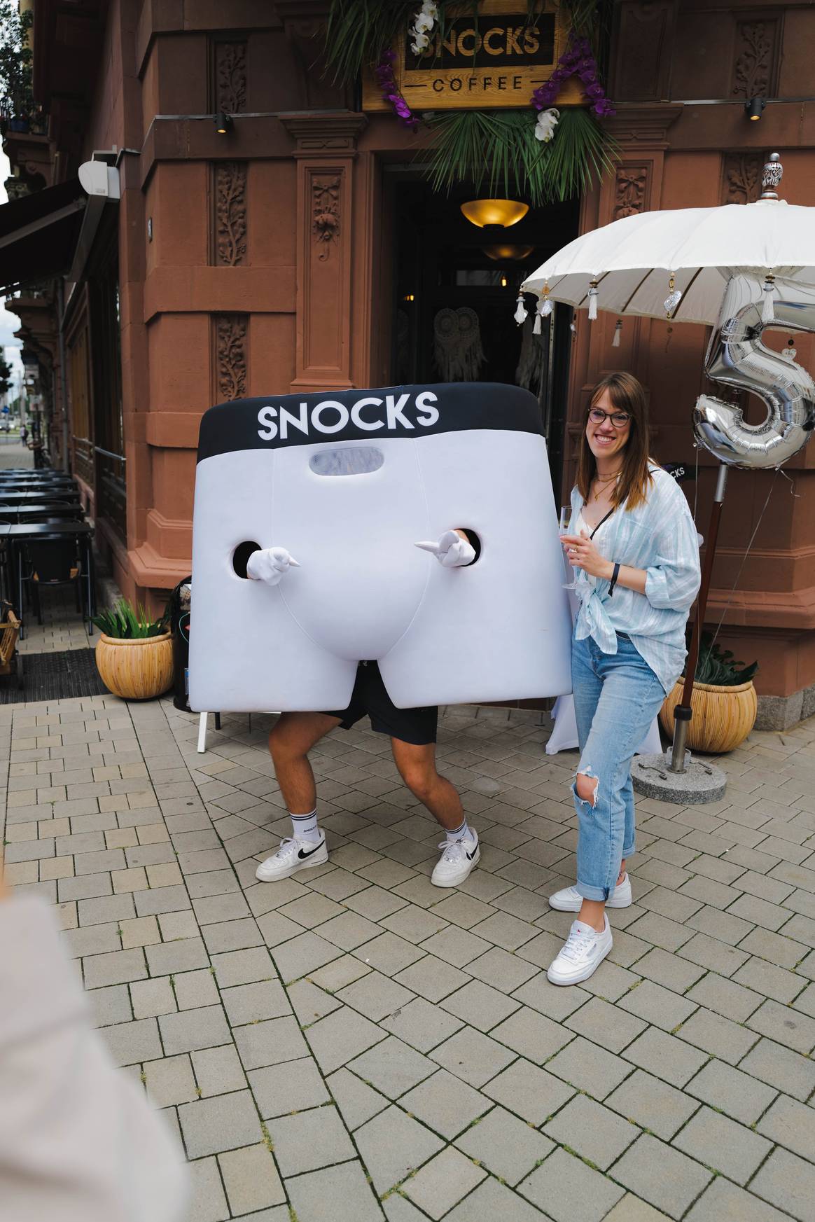 Eine Snocks-Aktion zum 5. Geburtstag. Foto: Snocks