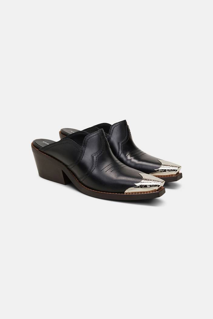 Calfskin mules with Western toe cap | dorothee schumacher