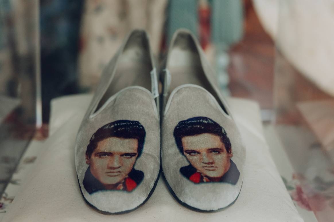 Deborah's cherished Elvis slippers feature in 'Imaginary Conversations'